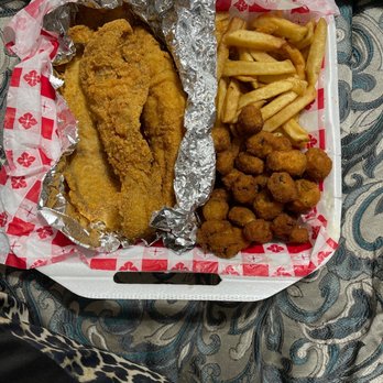 C&K Wings - Seafood Platter? I don't even like okra - American Near Me - Tuskegee, Alabama C&K Wings - Seafood Platter? I don't even like okra - American Near Me - Tuskegee, Alabama