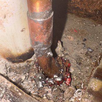Windham Plumbing Services - New copper Union at foundation where pin hole leak was. - Plumbing Near Me - Del Valle, Texas Windham Plumbing Services - New copper Union at foundation where pin hole leak was. - Plumbing Near Me - Del Valle, Texas