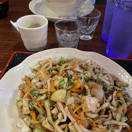 yakiudon with tofu