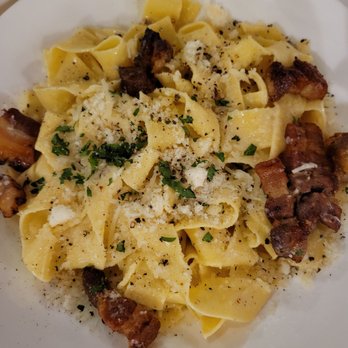 Grassa - Cacio E Pepe (with pancetta) - Italian Near Me - Lake Oswego, Oregon Grassa - Cacio E Pepe (with pancetta) - Italian Near Me - Lake Oswego, Oregon