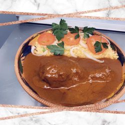 Quesadillas Doña Prieta - Mole rojo con Arroz