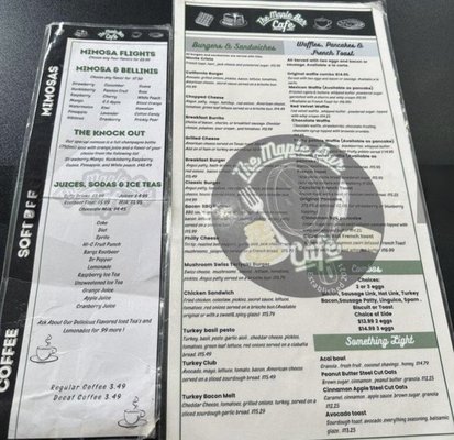 Menu photo 2 The Maple Bar Cafe Suisun City, CA