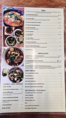 Menu photo 1 Pho Bistro Elk Grove, CA Menu photo 1 Pho Bistro Elk Grove, CA