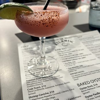 The Atlantic - Frose cocktail - Seafood Near Me - Virginia Beach, Virginia