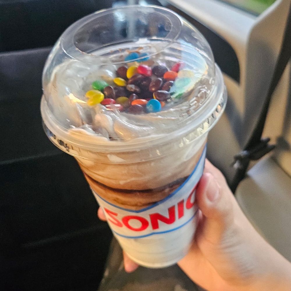 Sonic Drive-In - Asked for chocolate ice cream and it was not mixed well - Burgers Near Me - Fullerton, California Sonic Drive-In - Asked for chocolate ice cream and it was not mixed well - Burgers Near Me - Fullerton, California