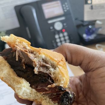 Smokers Delight BBQ - Sorry I couldn't wait. That brisket was sooo good! - Barbeque Near Me - White Plains, Maryland Smokers Delight BBQ - Sorry I couldn't wait. That brisket was sooo good! - Barbeque Near Me - White Plains, Maryland