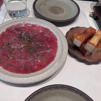 Toga - Tuna Carpaccio - French Near Me - Houston, Texas