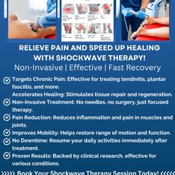 Hyperbaric Therapy of Florida - Shockwave Therapy uses high-energy sound waves to stimulate blood flow and promote the healing of damaged tissues.