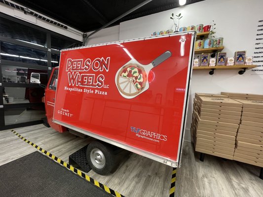 Peels On Wheels Pizza Garage by null