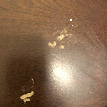 Pro Max Clean - Photo of the damage done to our $1500 table - Home Cleaning Near Me - Raleigh, North Carolina Pro Max Clean - Photo of the damage done to our $1500 table - Home Cleaning Near Me - Raleigh, North Carolina