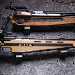 Portland Rifle & Pistol Club - Target rifles: Walther LPM-1 and Anschutz 54