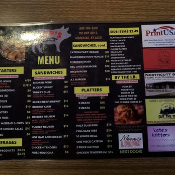 Pop's Southern Style Barbeque - Menu (May 2024) - American Near Me - Morehead, Kentucky Pop's Southern Style Barbeque - Menu (May 2024) - American Near Me - Morehead, Kentucky