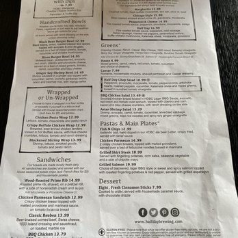 Half Day Brewing - Menu - Pubs Near Me - Lincolnshire, Illinois Half Day Brewing - Menu - Pubs Near Me - Lincolnshire, Illinois