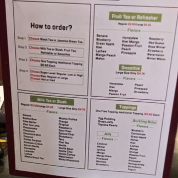 Boba Tea Cafe - Menu - Bubble Tea Near Me - Niagara Falls, New York