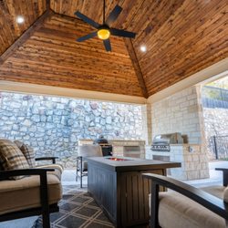 Graves Pools and Outdoor Living - This was a full tear-off and build-back patio cover, and the transformation speaks for itself.