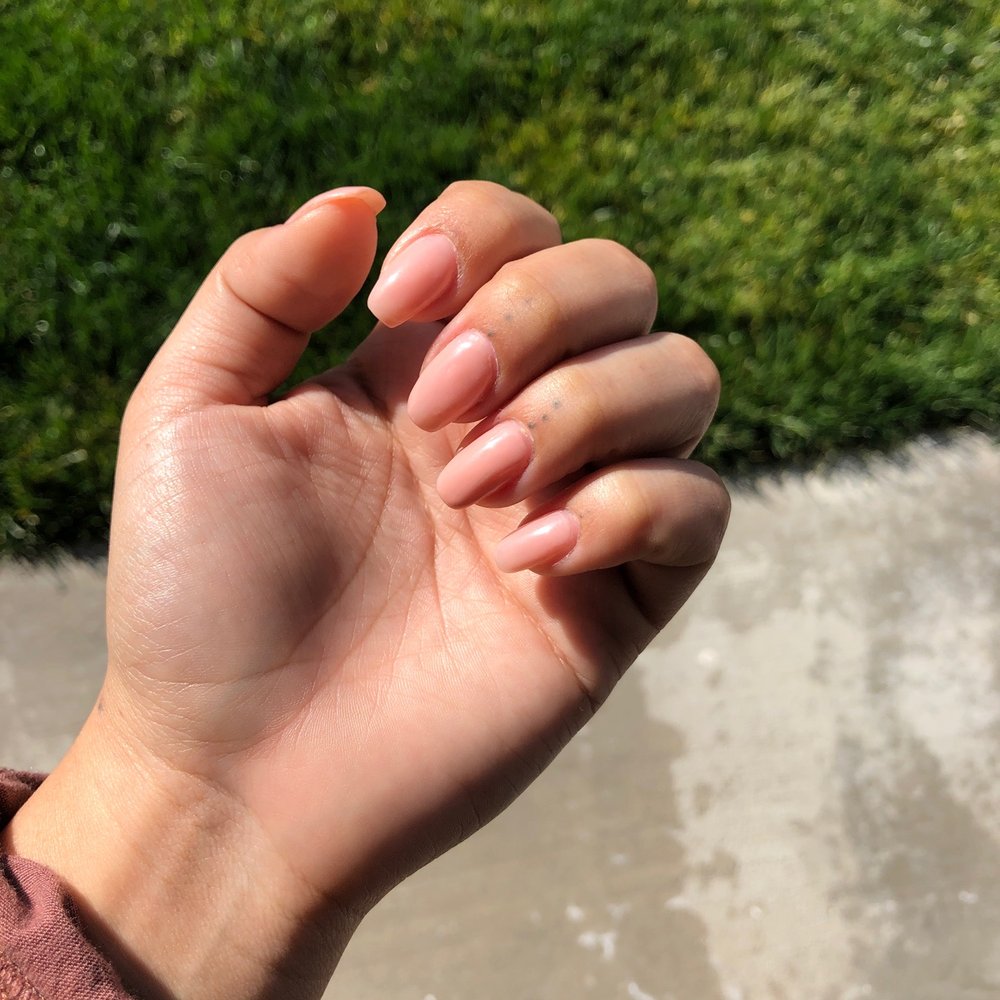 Trill Nail Parlor - Pink powder acrylic overlay - Nail Salons Near Me - Bellflower, California Trill Nail Parlor - Pink powder acrylic overlay - Nail Salons Near Me - Bellflower, California
