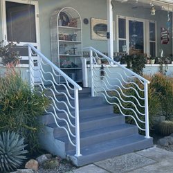 Abel & Brothers Custom Iron Works - The finished product. The wavy look goes perfect with my vintage beach house look.
