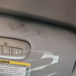 Dirty interior after oil change