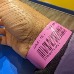 Luv 2 Play - Fairfax - Wristband. Kid has the same color with the adult name.