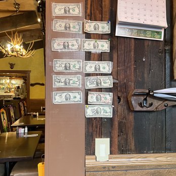 Mi Mexico - a mexican restaurant with money on the wall - Mexican Near Me - Ouray, Colorado