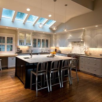 Green Ladder Contractors - a kitchen with a skylight - General Contractors Near Me - Missoula, Montana Green Ladder Contractors - a kitchen with a skylight - General Contractors Near Me - Missoula, Montana