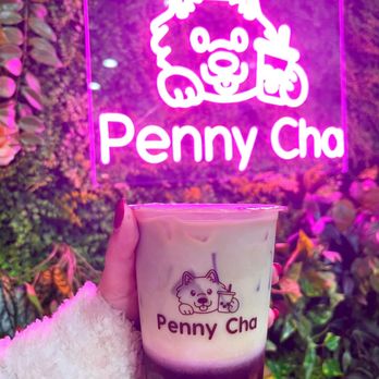 Penny Cha - Strawberry Matcha Milk Tea - Bubble Tea Near Me - Stamford, Connecticut