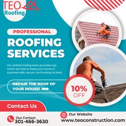 TEO Roofing - Attention Homeowners in Northern VA & MD
 On 08-29-24, a massive hail storm unleashed 2.25" hailstones across your area!