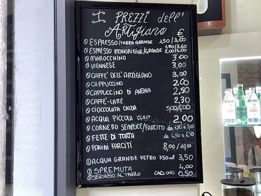 Menu photo 4 L'Artigiano del Caffè Rome, RM Menu photo 4 L'Artigiano del Caffè Rome, RM
