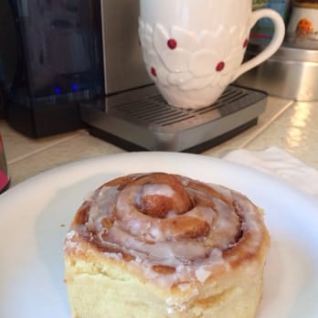 Scratch Bakery Cafe - OMG- the BEST cinnamon roll I've ever had in my life!  I can't wait to go back to Nana Fi's! - Cafes Near Me - Laguna Hills, California