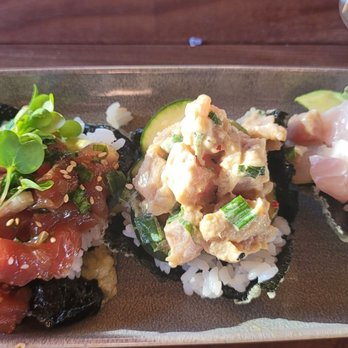 Pacific Catch - Tostada Trio - Sushi Bars Near Me - Santa Clara, California Pacific Catch - Tostada Trio - Sushi Bars Near Me - Santa Clara, California