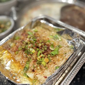 Miami Hot BBQ - a pan of food on a table - Hot Pot Near Me - Hollywood, Florida