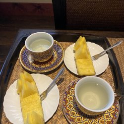 Thai Body Works - Tea and pineapple awaits you after your incredible session