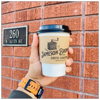 Jameson Brown Coffee Roasters - Hot Latte on a cloudy MOnday morning. :D #MLKDAY #Pasadena #HandM0del - Coffee & Tea Near Me - Pasadena, California
