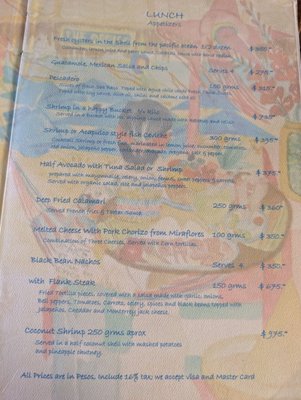 Menu photo 5 The Office On The Beach Los Cabos, BCS Menu photo 5 The Office On The Beach Los Cabos, BCS