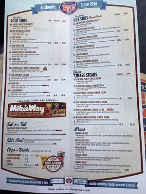 Menu photo 3 Jersey Mike's Subs Fairfield, CA