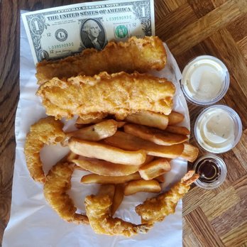 101 Fish & Chips - Combination #7 Large Combo( 2 PC Fish, 4 Prawns & Chips ) - Fish & Chips Near Me - Newark, California 101 Fish & Chips - Combination #7 Large Combo( 2 PC Fish, 4 Prawns & Chips ) - Fish & Chips Near Me - Newark, California