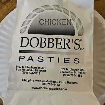 Dobber's Pasties - Suppose to be the best??? We didn't like them. - Fast Food Near Me - Escanaba, Michigan Dobber's Pasties - Suppose to be the best??? We didn't like them. - Fast Food Near Me - Escanaba, Michigan