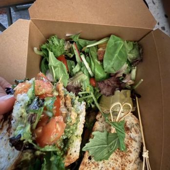 Ashby Eatery - Vegan BLT and side salad - Breakfast & Brunch Near Me - Berkeley, California