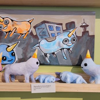 Robot vs Sloth - BURRITO UNICORNS!! Absolutely love the humor and creativity here! - Arts & Crafts Near Me - Seattle, Washington