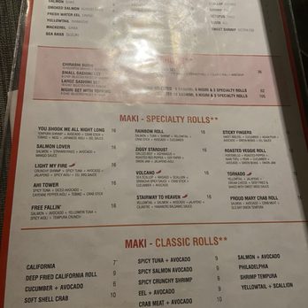 Sushi Rock - Menu - Sushi Bars Near Me - Arlington, Virginia Sushi Rock - Menu - Sushi Bars Near Me - Arlington, Virginia