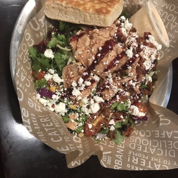 Urbane Cafe - Bbq chicken salad. Soo yummy! And the bread. OMG so good! - Sandwiches Near Me - Thousand Oaks, California
