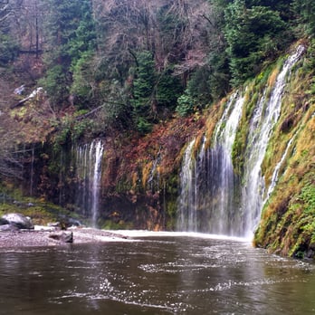 Mossbrae Falls - Access Restricted - From the side. - Hiking Near Me