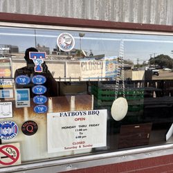 Fat Boys BBQ - Closed during normal hours.