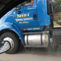 Swift Towing - This man. Should not have a truck driving license to drive for any company. He cut off a semi driver trying to merge and also flipped me off