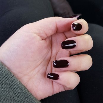 Nails On Neil - Full set of acrylics with regular polish on top - Nail Salons Near Me - Columbus, Ohio Nails On Neil - Full set of acrylics with regular polish on top - Nail Salons Near Me - Columbus, Ohio