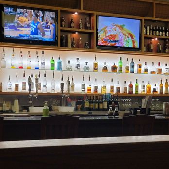 Red Bowl Asian Bistro - a bar with a television - Asian Fusion Near Me - Raleigh, North Carolina Red Bowl Asian Bistro - a bar with a television - Asian Fusion Near Me - Raleigh, North Carolina