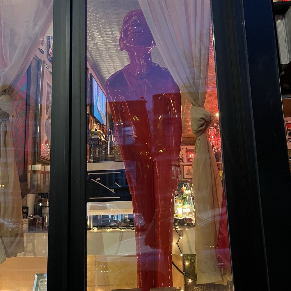 Ed & Jeans - Cool art in the front window - Wine Bars Near Me - Chicago, Illinois Ed & Jeans - Cool art in the front window - Wine Bars Near Me - Chicago, Illinois