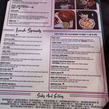 El Camino's - Menu - Mexican Near Me - Salem, Indiana