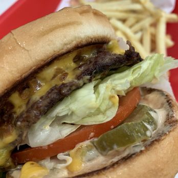 In-N-Out Burger - Single with cheese Animal Style - Fast Food Near Me - Oxnard, California