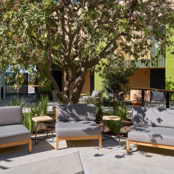 Mayumi - Our courtyard - Hotels Near Me - Culver City, California Mayumi - Our courtyard - Hotels Near Me - Culver City, California